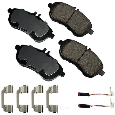 Akebono Euro Akebono EUR1340A Euro Ultra Premium Ceramic Pads EUR1340A